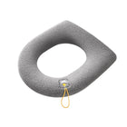 Soft Toilet Seat Bathroom Washable Warmer Cushion Mat Cover Pad Hook New Lid  Au