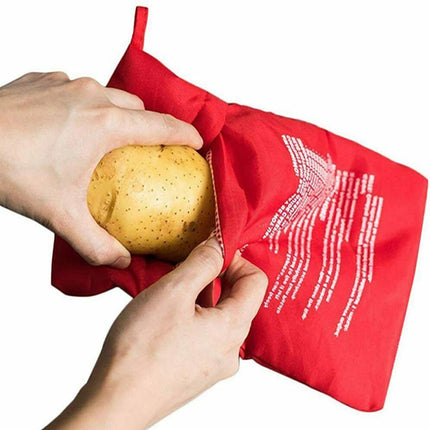 2X Microwave Baked Potato Corn Cooking Bag Reusable Washable Corn Cooker Express
