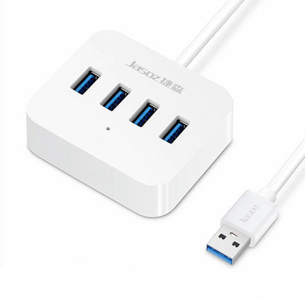USB 3.0 HUB 4 Port Ultra-Thin Design Portable Built-in Cable for PC Laptop Mac