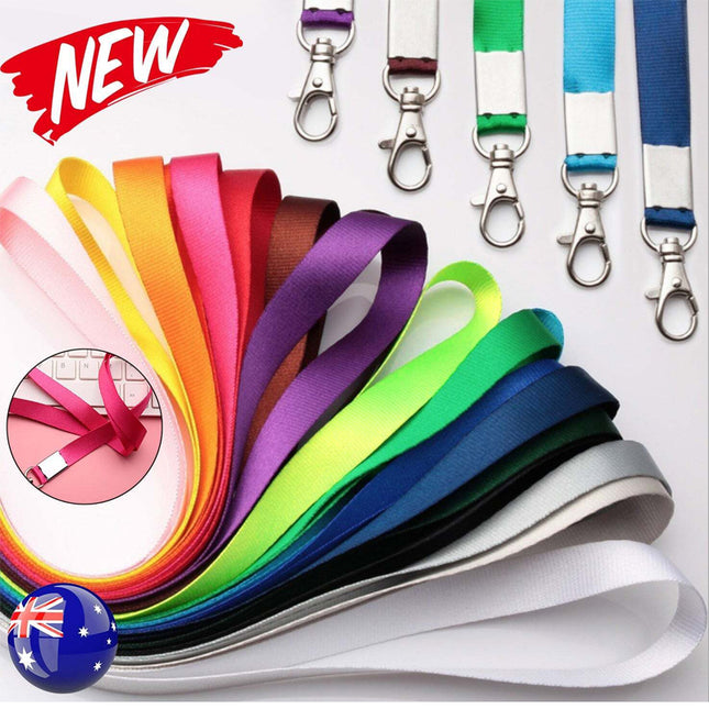 Neck Strap with Clip for ID Badge Name Tag Card Holder Lanyard