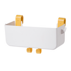 Large Capacity Bedside Hanging Storage Basket Dormitory Organizer with Hook