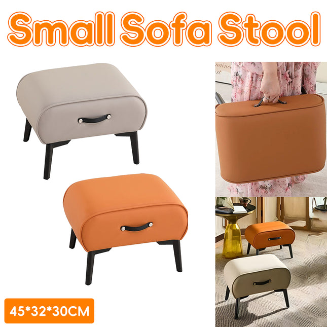 Simple Small Sofa Stool Shoe Changing Stool Durable for Entryway Living Room