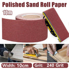 10cm Wide Soft Emery Cloth Roll Hand Torn Sanding Polishing Gauze Abrasive Sheet