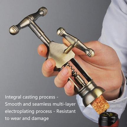 Multifunctional Manual Wine Bottle Opener Premium Grade Aluminum Alloy Durable