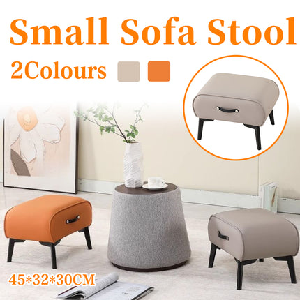 Simple Small Sofa Stool Shoe Changing Stool Durable for Entryway Living Room