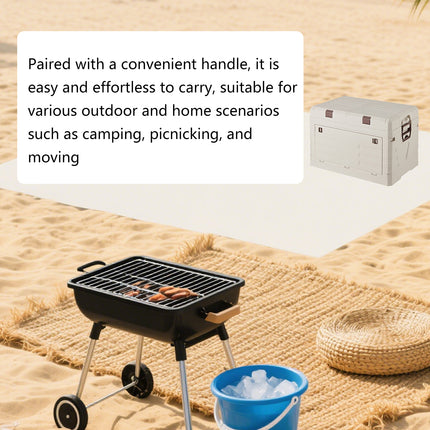 Foldable Storage Box Outdoor Camping Organizer for Hiking Picnic Travel Gear