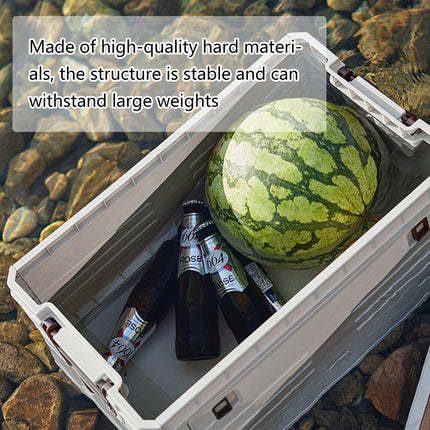 Foldable Storage Box Outdoor Camping Organizer for Hiking Picnic Travel Gear