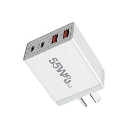 30W Qualcomm 3Port Qc3.0 Fast Charging Usb Wall Charger Adapter For Iphone Au
