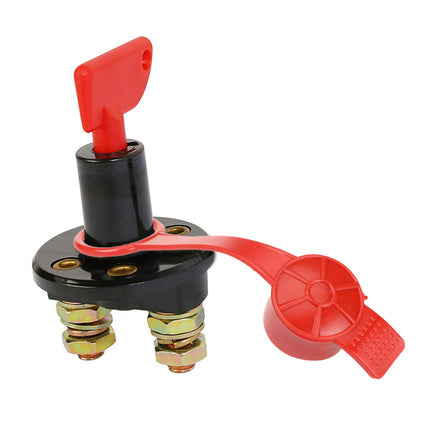 2pcs 12V 24V Disconnect Battery Isolator Cut Off Kill Switch Key Car Marine Boat