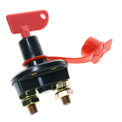 2pcs 12V 24V Disconnect Battery Isolator Cut Off Kill Switch Key Car Marine Boat