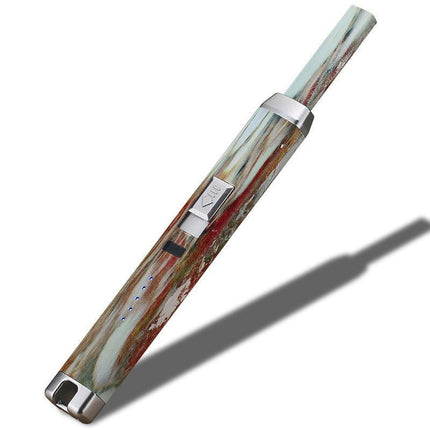 Electronic USB Rechargeable Pulse Arc Candle Lighter Kitchen Camping Stove BBQ - Aimall