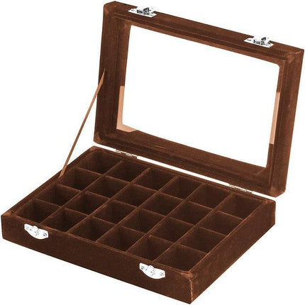 Velvet Earring Jewelry Display Hanger Organizer Box Holder Storage Case AU Stock - Aimall