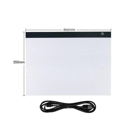 A3 LED Light Copy Tracing Art Tattoo Box Stencil Board Drawing Design Table Pad - Aimall