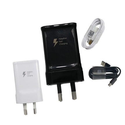 Fast Wall Charger Adapter for Samsung Galaxy S8 S9 S10/ Note 8 9 10 2Colours - Aimall