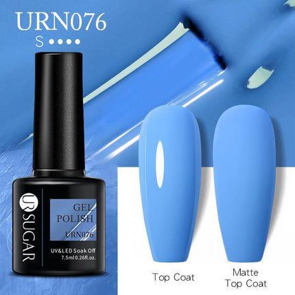 Color Glitter Nail Gel Polish UV LED Varnish Soak Off Manicure Top & Base Coat - Aimall