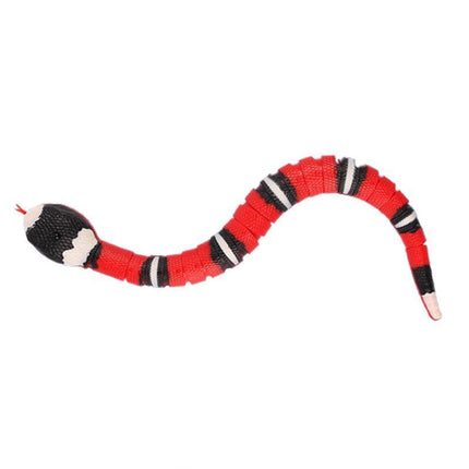 Pet Cat Toy Smart Sensing Snake Toys Cats Usb Charging Electron Interactive Toy Aimall