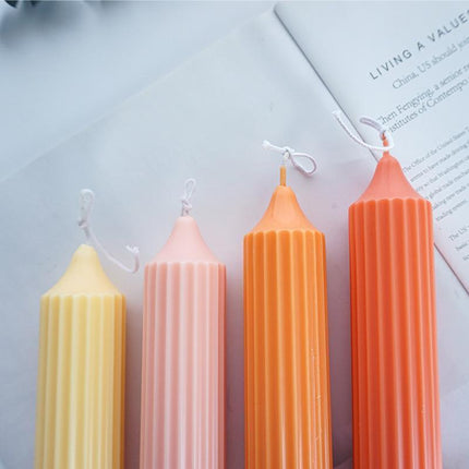 Long Pole Candle Mold Plastic Pillar Candle Making DIY Candle Mould Supplies - Aimall