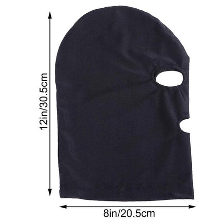 Black Face Mask Blindfold Head Mask Open Eye Mouth Adult Cosplay Gimp Mask - Aimall