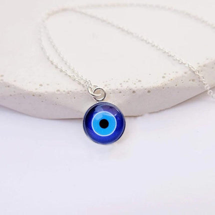 Stylish Lucky Blue Eye Necklace for Protection - Aimall