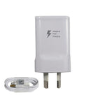 White Plug + Type C Cable