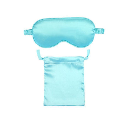 Pure Soft Silk EyeShade Blindfold Sleep Eye Mask Cover Light Shade Travel Relax - Aimall