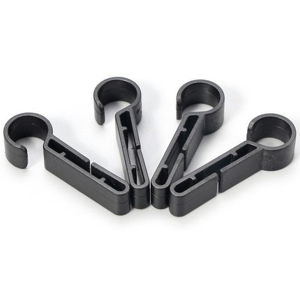 10PCS Helmet Clips Headlamp Hard Hat Safety Helmet Cap Head Lamp Buckle Hook Kit - Aimall
