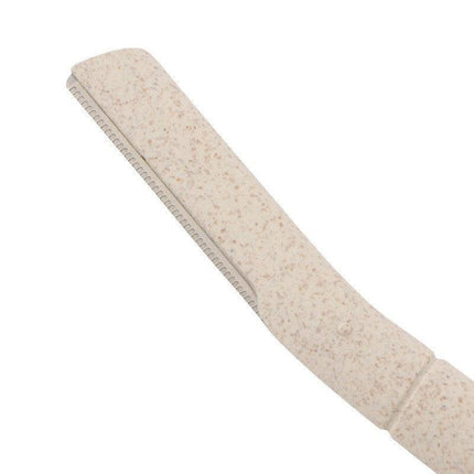 9X Eyebrow Facial Razor Dermaplaning Tool with Biodegradable Wheat Straw Handle - Aimall