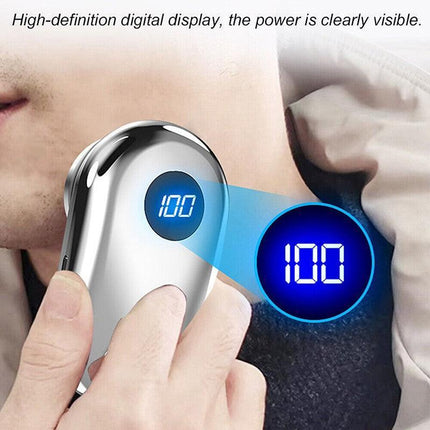 LCD Rechargeable Portable Electric Shaver Mini-Shave For Man Razor Business - Aimall