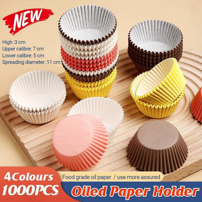 1000X Muffin Cases Liners Coloured Cake Boards Baking Patty Pan Cupcake Case - Aimall