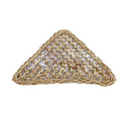 Natural straw reptile bed hammock for basking.