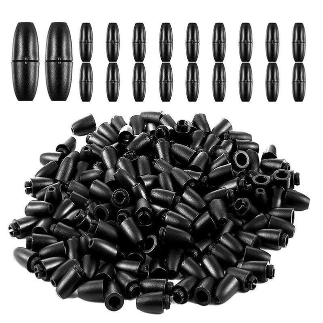 10-50X Black Breakaway Plastic Clasp Clasps Silicone Bead Necklace Lanyard Safety Pop - Aimall