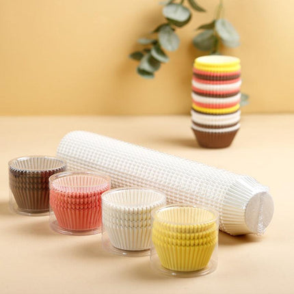 1000X Muffin Cases Liners Coloured Cake Boards Baking Patty Pan Cupcake Case - Aimall