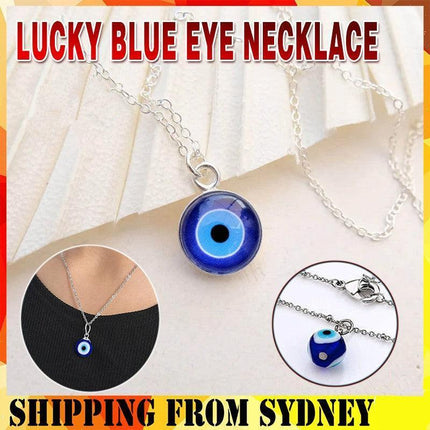 Stylish Lucky Blue Eye Necklace For Protection - Aimall