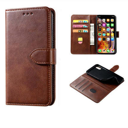 Brown Wallet Leather Flip Case Cover For iPhone 7 8 6 6S Plus X 11 12 13 Pro XS Max XR - Aimall