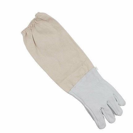 Goatskin Protective Bee Keeping & Vented Long Sleeve Beekeeping Gloves - Aimall