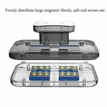 Magnetic Window Glass Cleaning Tool Double Side Glass Cleaner Brush Wiper Home - Aimall