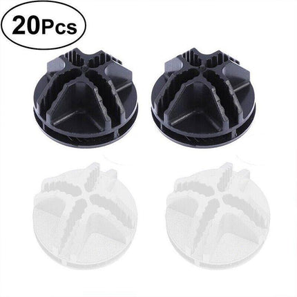 20PCS Wire Storage Cube Plastic Connectors Mesh Snap Plastic Push Grid - Aimall