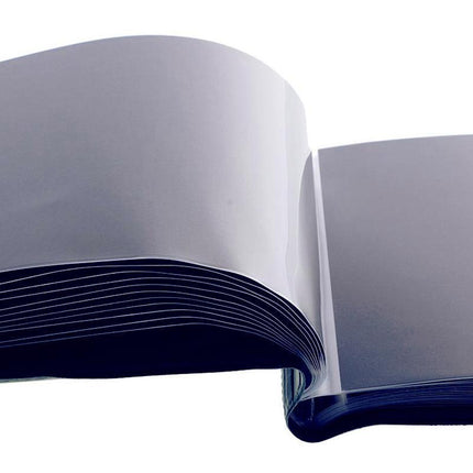 Navy BankNote 40 Pages Album Stock Collection Storage Currency Holder Pocket - Aimall