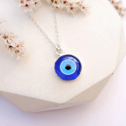 Stylish Lucky Blue Eye Necklace for Protection - Aimall