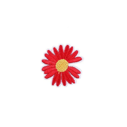 Embroidered Daisy Patches for Clothing Repairing and Crafts - Aimall