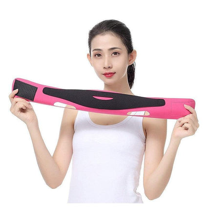 Face V-Line Slim Slimming Strap Up Mask Belt Lift Chin Anti-Aging Band Cheek - Aimall