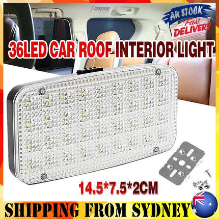 12V 36LED CARAVAN BOAT TRUCK CAR INTERIOR ROOF CEILING DOME CABIN LIGHT DURABLE - Aimall