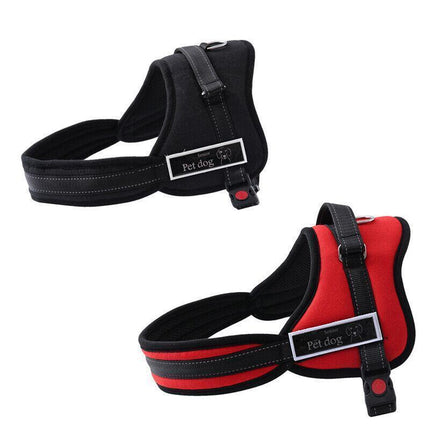 L Size No-pull Dog Harness Pet Puppy Large Dog Vest Adjustable Padded Handle - Aimall