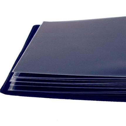 Navy BankNote 40 Pages Album Stock Collection Storage Currency Holder Pocket - Aimall