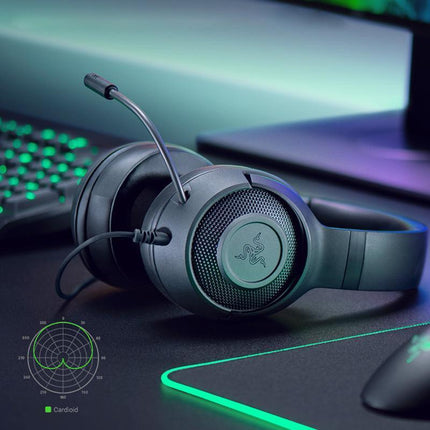 Razer Kraken X USB Digital Surround Sound Gaming Headset - Classic Black - Aimall