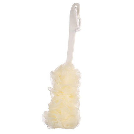 2PCS Long Handle Bath Brush Soft Mesh Sponge Back Scrubber Body Puff Shower - Aimall