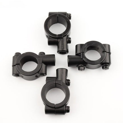8mm Universal Motorcycle Handle Bar Mirror Mount Holder Clamp Adaptor 7/8“ - Aimall