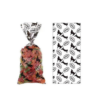 200x Opp Flat Pocket Cellophane Animals Halloween Kids Party Candy Packaging Bag - Aimall