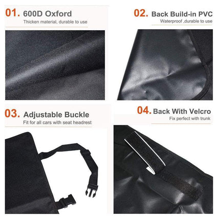 Pet Dog Car Boot Cargo Liner Cover Mat Waterproof Protector Cat SUV Ute Black - Aimall