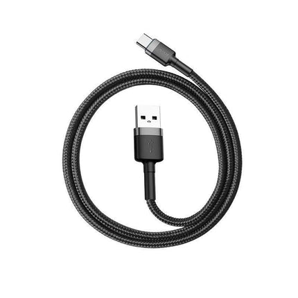 Grey+Black Baseus USB to Type C Charger Cable 3A Fast Charging for Huawei - Aimall
